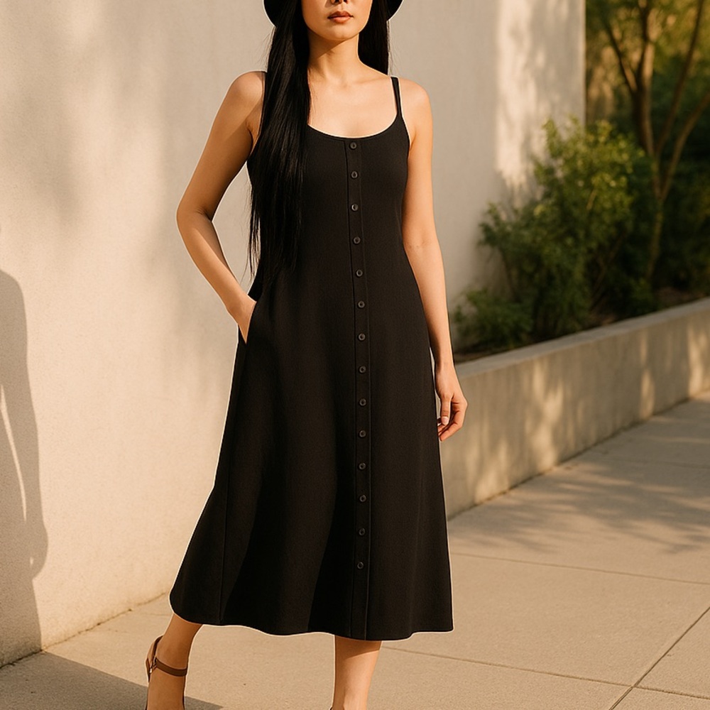 Three Graces London‎ Bonita Linen Midi Dress size 6